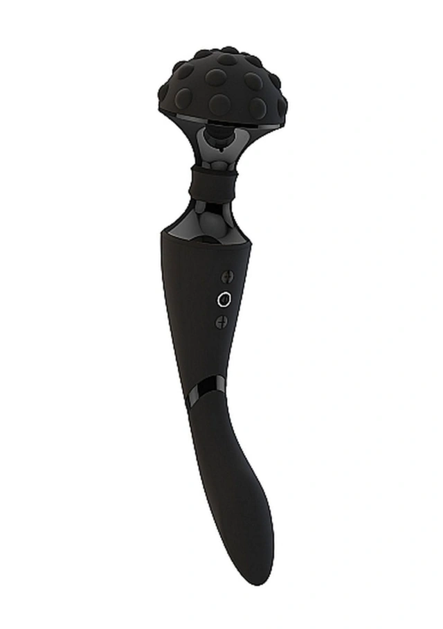 Wibrator - Shiatsu Bendable Massager Wand Vive Czarny | 100% ORYGINAŁ| DYSKRETNA PRZESYŁKA